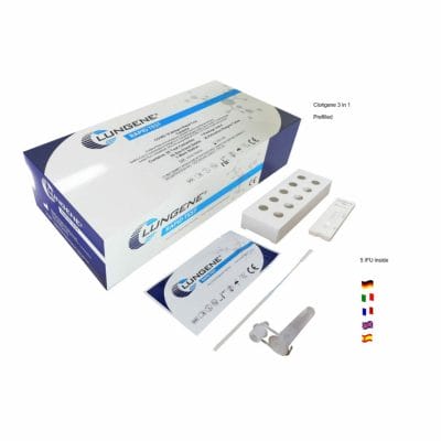Clungene Antigen Schnelltest COVID-19 – Profitest Clungene® 3in1 25er Box