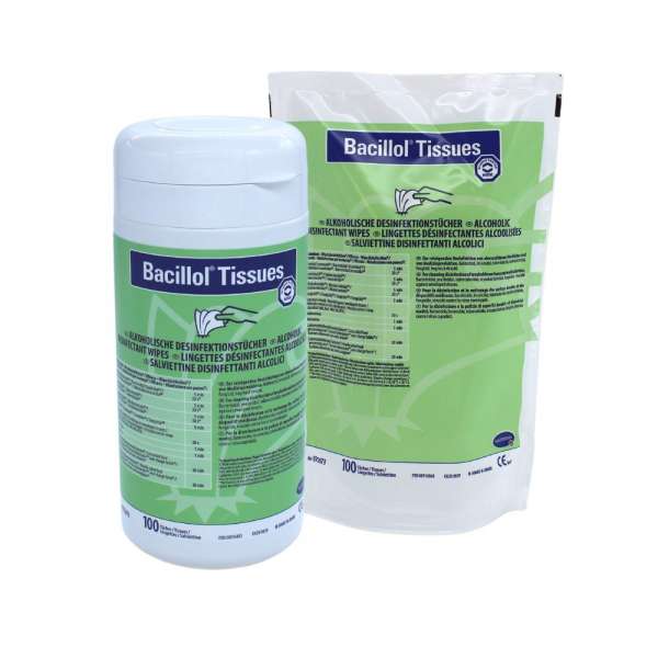 Bode Bacillol® Tissues Desinfektionstücher - Nachfüllbeutel mit 100 Stück