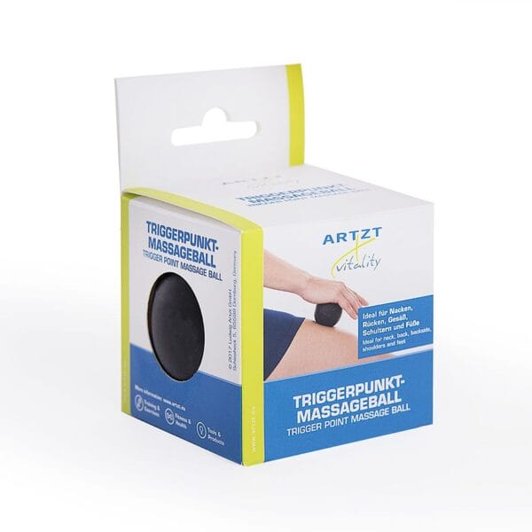 ARTZT vitality Triggerpunkt-Massageball Ø 6 cm, schwarz
