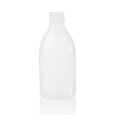 Flasche, PE-LD, 250 ml, ohne Verschluss, passend für Tropfaufsatz 129234