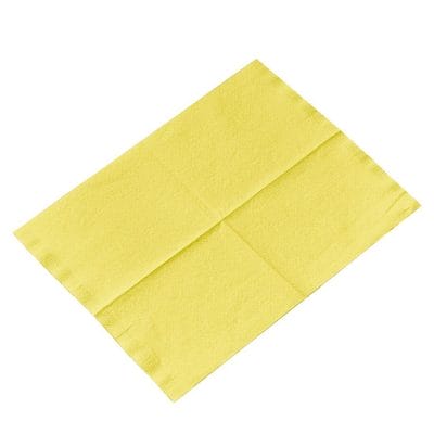 Kopfstützenschoner Tissue/PE, 25 x 33 cm, yellow sunshine (500 Stck.)