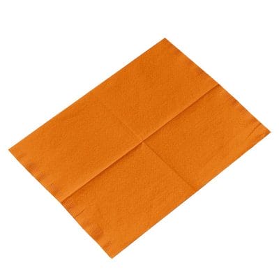 Kopfstützenschoner Tissue/PE, 25 x 33 cm, hot orange (500 Stck.)