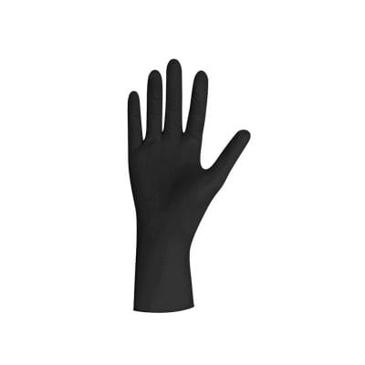 Select Black U.-Handschuhe Gr. M Latex unsteril puderfrei schwarz (100 Stck.)