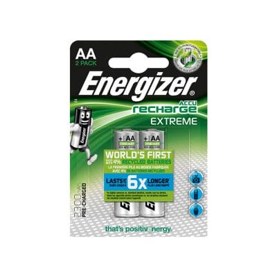 Energizer NiMH Akkumulatoren Extreme Mignon AA HR6, 1,2 V (2er-Pack)