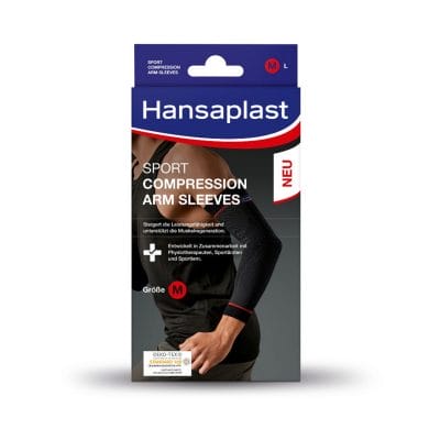 Hansaplast Sport Compression Arm sleeves Armbandagen Gr. M (2 Stck.)