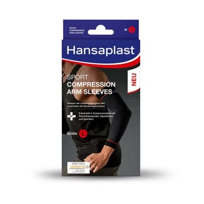 Hansaplast Sport Compression Arm sleeves Armbandagen Gr. L (2 Stck.)