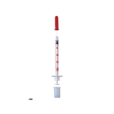 BD Micro-Fine+ Insulinspritzen 0,5 ml, U-40, mit Kanüle 0,30 x 8 mm (100 Stck.)