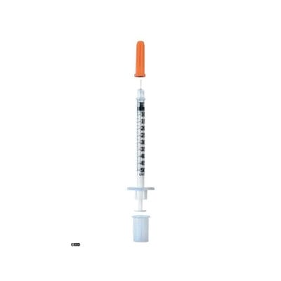 BD Micro-Fine+ Insulinspritzen 0,5 ml, U-100, m. Kanüle 0,30 x 8 mm (100 Stck.)