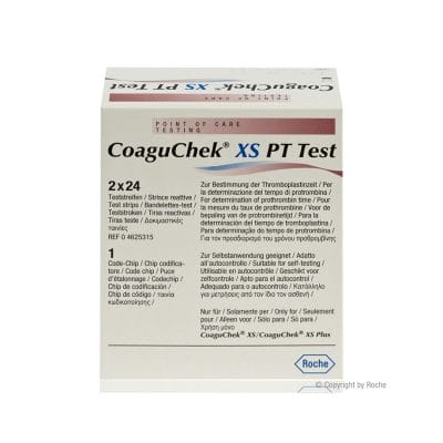 CoaguChek XS PT Test (2 x 24 T.) – ohne PZN –