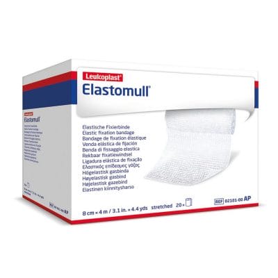 Elastomull Fixierbinde 4 m x 8 cm, weiß