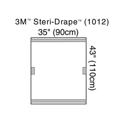 3M Steri-Drape Geräteabdeckungen 90 x 110 cm (10 Stck.)
