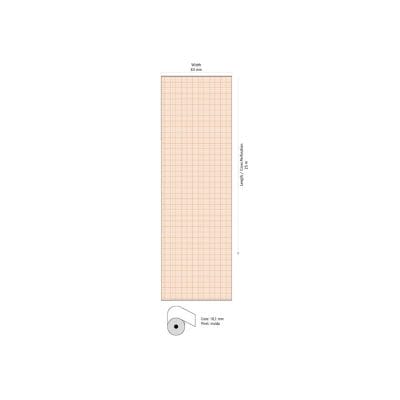 Fukuda Denshi EKG Papier FCP 11/FCP 15 63 mm x 25 m