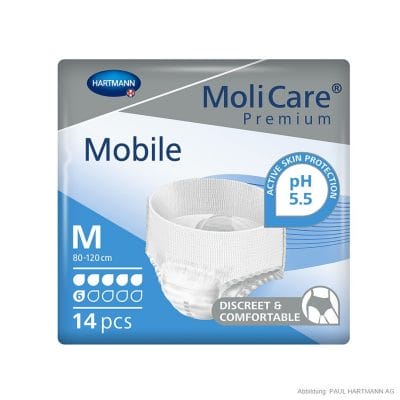 MoliCare Premium Mobile 6 Tropfen Inkontinenzslips Gr. M (14 Stck.)