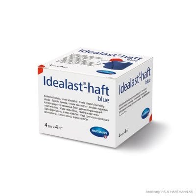 Idealast-haft Color Idealbinde blau 4 m x 4 cm