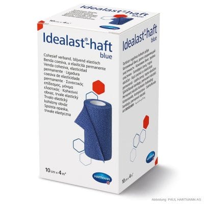 Idealast-haft Color Idealbinde blau 4 m x 10 cm