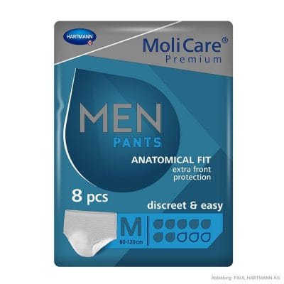 MoliCare Premium MEN PANTS 7 Tropfen Gr. M, Inkontinenzslips (8 Stck.)