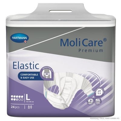 MoliCare Premium Elastic super plus 8 Tropfen Gr L Inkontinenzslips (24Stck)