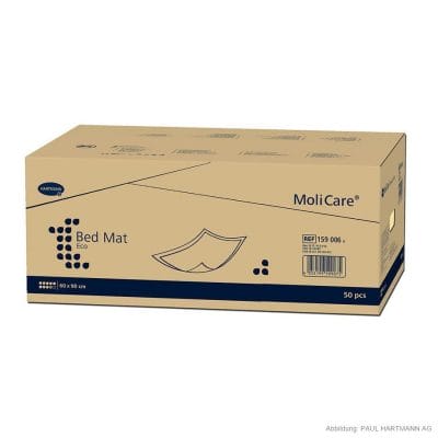 MoliCare Bed Mat Eco 9 Tropfen Krankenunterlagen 60 x 90 cm (50 Stck.)