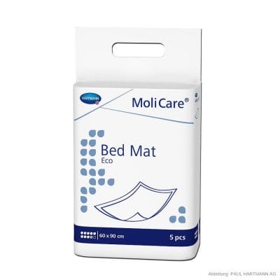 MoliCare Bed Mat Eco 9 Tropfen Krankenunterlagen 60 x 90 cm (5 Stck.)