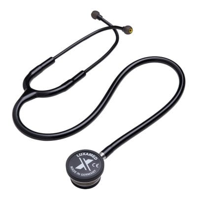 LuxaScope Sonus NPX Stethoskop Edelstahl für Kinder / Neugeborene, schwarz