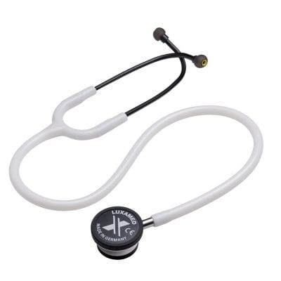 LuxaScope Sonus NPX Stethoskop Edelstahl für Kinder / Neugeborene, weiß
