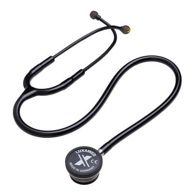 LuxaScope Sonus CX Stethoskop Edelstahl für die Kardiologie, schwarz