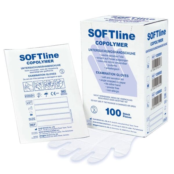 SOFT line Copolymer Handschuhe Gr. L steril (100 Stck.)