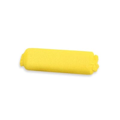 Nackenrollenbezug Frottee gelb, für Rollen 40 cm