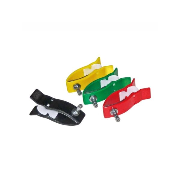 Klammerelektroden für Kinder (schwarz/rot/gelb/grün)