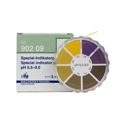 Spezial-Indikatorpapier pH 5,5-9,0, 5 m x 7 mm