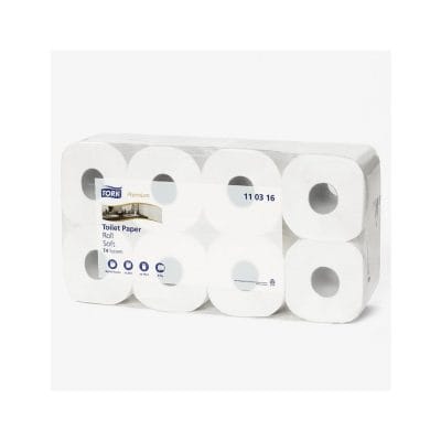 Toilettenpapier Tork Premium Toilet Soft, 3-lagig, hochweiß (72 Rl.)