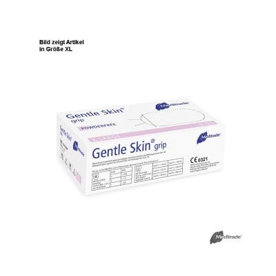 Gentle Skin grip U.-Handschuhe Latex, PF, Gr. S, unsteril (100 Stck.)