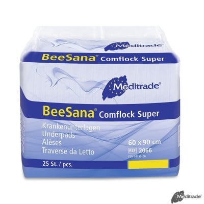 BeeSana Comflock Super Krankenunterlagen 2-lagig, 60 x 90 cm (6 x 25 Stck.)