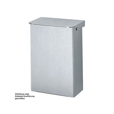 ingo-man Abfallbox AB 6 P 6 Ltr. Aluminium pulverbeschichtet weiß