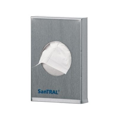 SanTRAL Hygienebeutelspender HB 2 E AFP Edelstahl geschliffen