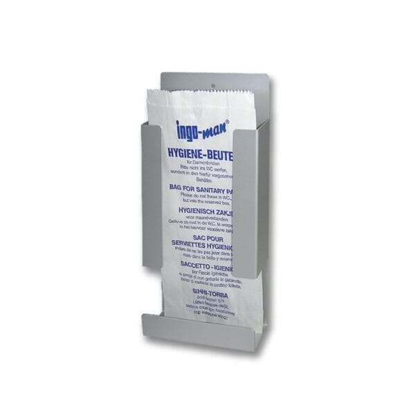 ingo-man Hygienebeutelspender HB 1 A  Aluminium silber eloxiert