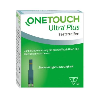 One Touch Ultra Plus Blutzuckerteststreifen (50 T.)