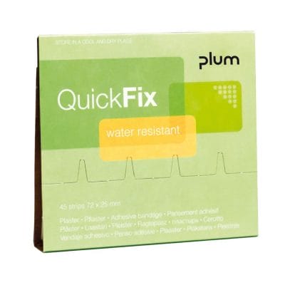 QuickFix Water resistant Refill wasserfeste Pflaster (45 Strips)