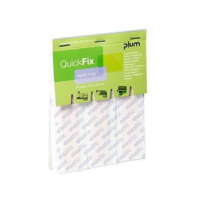 QuickFix Elastic long Refill Pflaster 12 x 2 cm (30 Strips)