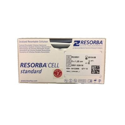Resorba Cell standard 5 x 1,25 cm resorbierbare Gazestreifen (15 Stck.)