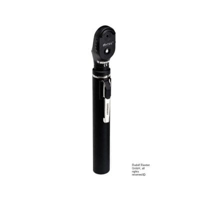 ri-mini Ophthalmoskop XL 2,5 V, schwarz, mit Griff Typ AA