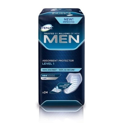 TENA Men Level 1 Light blau, Inkontinenzeinlagen  (6 x 24 Stck.)