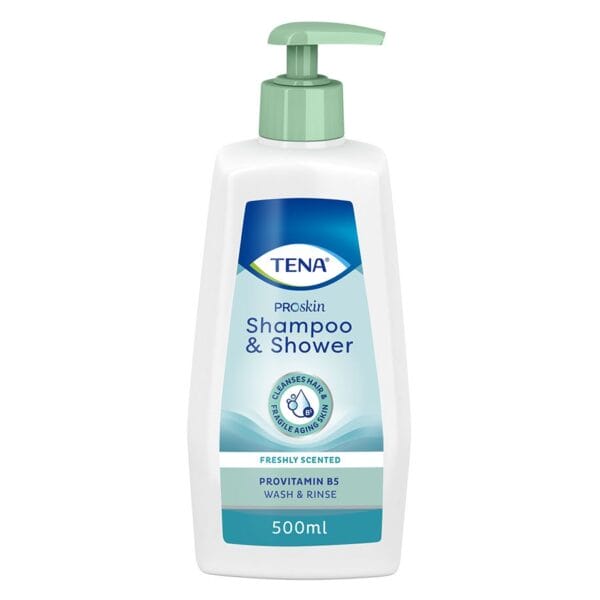 TENA Shampoo & Shower 500 ml (10 Flaschen)