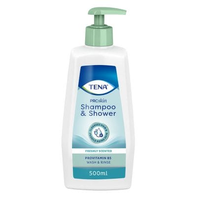TENA Shampoo & Shower 500 ml (10 Flaschen)