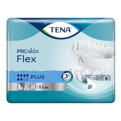 TENA Flex Plus M blau (3 x 30 Stck.), Inkontinenzeinlagen