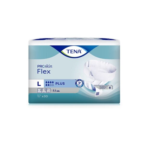 TENA Flex Plus L blau (3 x 30 Stck.), Inkontinenzeinlagen