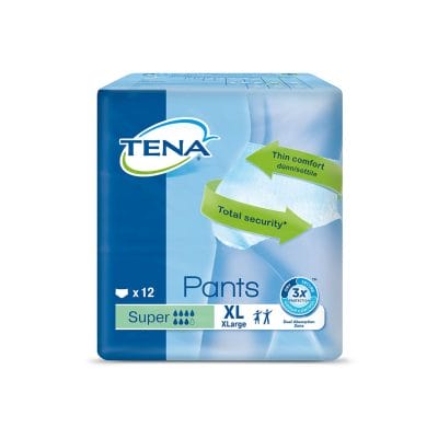 TENA Pants Super XL Einweghosen grün (4 x 12 Stck.)