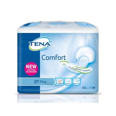 TENA Comfort Plus blau, Inkontinenzeinlagen (2 x 46 Stck.)