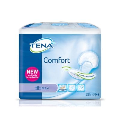 TENA Comfort Maxi lila, Inkontinenzeinlagen (2 x 28 Stck.)
