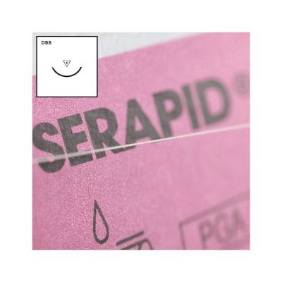 SERAPID DSS-13 4/0=1,5, ungefärbt, Nahtmaterial Fadenlänge 45 cm (24 Stck.)